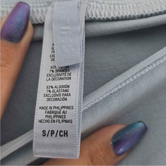 Skims OFF THE SHOULDER LONG DRESS Color
Blue Size S Maci long sleeve bodycon - Picture 7 of 9